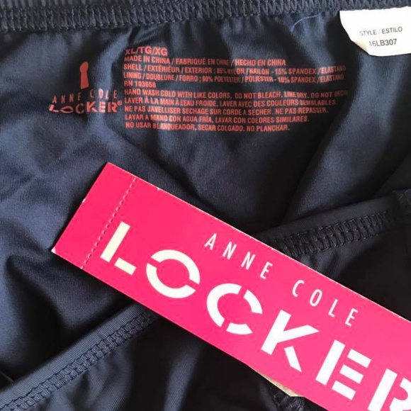 NWT Anne Cole Locker hipster bikini bottom swim XL - Picture 4 of 4